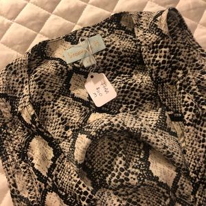 Snakeskin Print Pants one piece